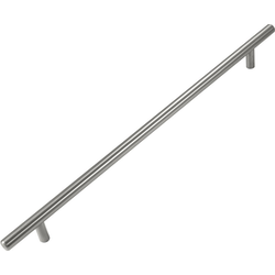 Contemporary Bar Pulls Pull 12-5/8 inch Center to Center Stainless Steel