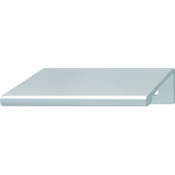 1-15/16 Inch Center to Center Tab Finger Pull, Matte Aluminum