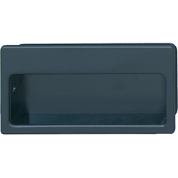 3-1/8 Inch Length Flush Handle, Black