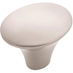 Olivet Knob 1-7/16 inch Diameter Satin Nickel