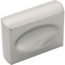 Ingot Knob 1-3/8 inch Diameter Satin Nickel