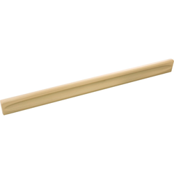Ingot Pull 12 inch Center to Center Brushed Golden Brass