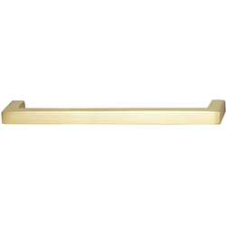 5-1/16 Inch Center to Center Vogue Cabinet Pull, Satin/Brushed Brass