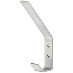 25/32 Inch Width Hat and Coat Hook, Stainless Steel