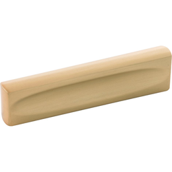 Ingot Pull 3 inch Center to Center Brushed Golden Brass