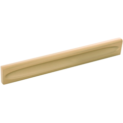 Ingot Pull 6-5/16 inch Center to Center Brushed Golden Brass