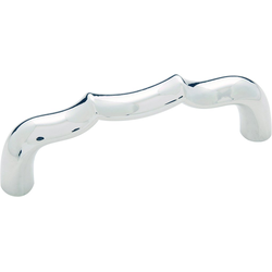 Trellis Pull 3 inch Center to Center Polished Nickel