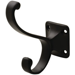 1-1/4 Inch Width Coat Hook, Dark Oil Rubbed Bronze
