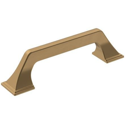 3-3/4 Inch Center to Center Exceed Cabinet Pull, Champagne Bronze