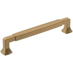 6-5/16 Inch Center to Center Stature Cabinet Pull, Champagne Bronze