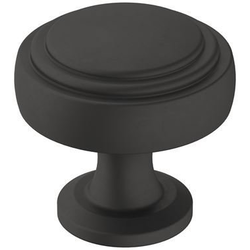 1-1/4 Inch Diameter Winsome Round Cabinet Knob, Matte Black