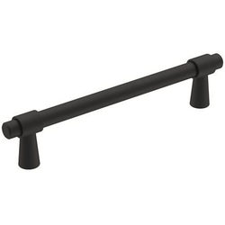 5-1/16 Inch Center to Center Destine Cabinet Pull, Matte Black