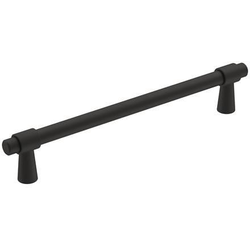 6-5/16 Inch Center to Center Destine Cabinet Pull, Matte Black