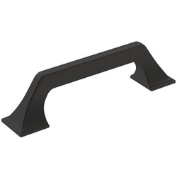 3-3/4 Inch Center to Center Exceed Cabinet Pull, Matte Black