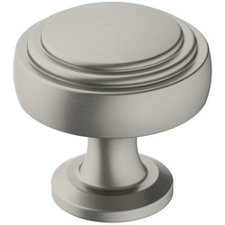 1-1/4 Inch Diameter Winsome Round Cabinet Knob, Satin Nickel