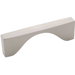 Channel Pull 3 inch Center to Center Satin Nickel