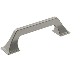 3-3/4 Inch Center to Center Exceed Cabinet Pull, Satin/Brushed Nickel