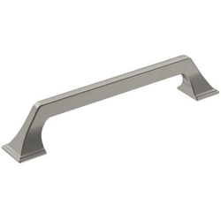 6-5/16 Inch Center to Center Exceed Cabinet Pull, Satin/Brushed Nickel
