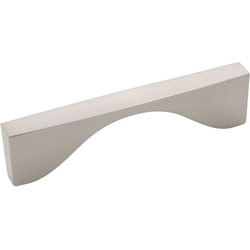 Channel Pull 3-3/4 inch Center to Center Satin Nickel