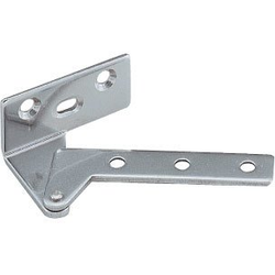 Stainless Steel Overlay Door Knife Hinge , Left Only, Max Door Weight 8.8 lbs/pair, Each Door Requires a Left and Right Hinge