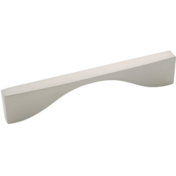Channel Pull 5-1/16 inch Center to Center Satin Nickel