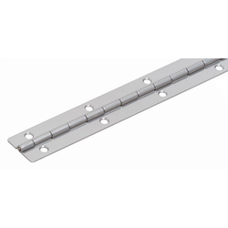 15% OFF 23-5/8 Inch Length Piano Hinge for LADH Lift Assist Damper, Polished Stainless Steel