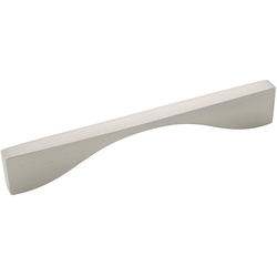 Channel Pull 6-5/16 inch Center to Center Satin Nickel