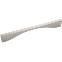 Channel Pull 8-13/16 inch Center to Center Satin Nickel