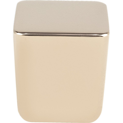 31/32 Inch Length Mini Small Square Cabinet Knob, Rose Gold