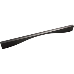 Channel Pull 12 inch Center to Center Matte Black