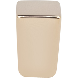 19/32 Inch Length Mini Large Square Cabinet Knob, Rose Gold