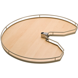 20% OFF 31-7/8 Inch Diameter Kidney Shaped Wood Shelf for Revo Corner Unit, Champange/Maple