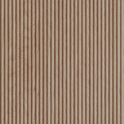 Solid Wood 9/32 Inch Bead Width Decorative Rigid Tambour Panel, Non-Flexible Sheet Size 46 Inch Length x 24 Inch Width x 1/4 Inch Thickness, Unfinished Red Oak