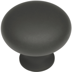 Solid Brass Knob 1-1/4 inch Diameter Oil Rubbed Bronze