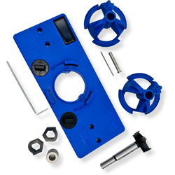 Concealed 35mm Hinge Boring Hole Jig and Drill Guide for Cabinet Door Installation