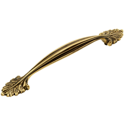Acanthus Pull 6-5/16 inch Center to Center Sherwood Antique Brass