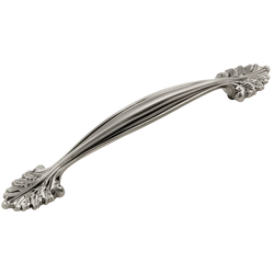 Acanthus Pull 6-5/16 inch Center to Center Antique Nickel