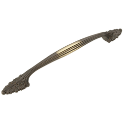 Acanthus Pull 12 inch Center to Center Authentic Brass