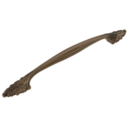 Acanthus Pull 12 inch Center to Center Refined Bronze