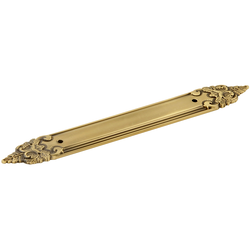 Acanthus Back-plate 5-1/16 inch Center to Center Winchester Brass