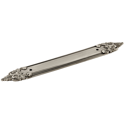 Acanthus Back-plate 5-1/16 inch Center to Center Antique Nickel