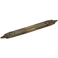 Acanthus Back-plate 5-1/16 inch Center to Center Authentic Brass