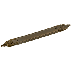 Acanthus Back-plate 5-1/16 inch Center to Center Refined Bronze