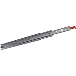 Fulterer 5600L 42" (1066.8mm) Full Extension Side Mount Slide with Lock-in and Lock-out Mechanism, 250 lb. Load Rating, 2-7/32" (56mm) High x 3/4" (19.1mm) Wide, 1-1/2" Drawer Side Space Required