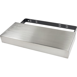 24 Inch Width x 10 Inch Depth Classic Floating Shelf System, Stainless Laminate