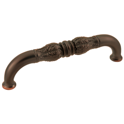 Acanthus Pull 8 inch Center to Center Refined Bronze