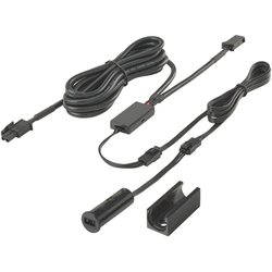 Tresco Round Single Door Sensor for 12V and 24V Systems, Surface or Recess Mounting, Up to 2 Inch Sensor Range, Black