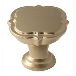 Grace Revitalize 1-3/8 Inch Diameter Golden Champagne Cabinet Knob