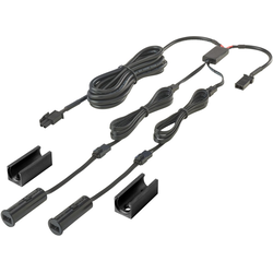 Final Sale, Tresco Round Two Door Sensor for 12V and 24V Systems, Surface or Recess Mounting, Up to 2 Inch Sensor Range, Black