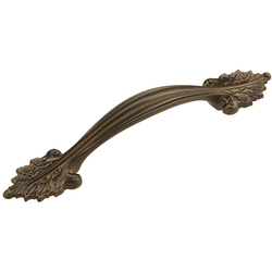 Acanthus Pull 3-3/4 inch Center to Center Refined Bronze